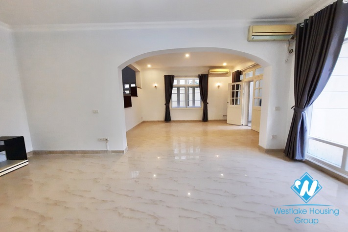 Large airy house for lease in Ciputra compound, Tay Ho, Hanoi- semi furnished.